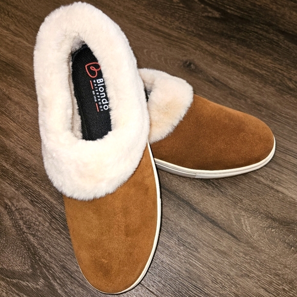 Blondo Suri Comfy Fur-lined Waterproof Slip-on Platform Boho Clog Shoes Size 8 - Picture 1 of 5